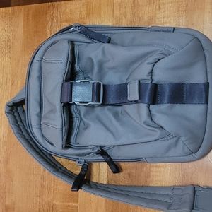 Vera Bradley Utility Sling Backpack - Recycled Cotton Galaxy Gray